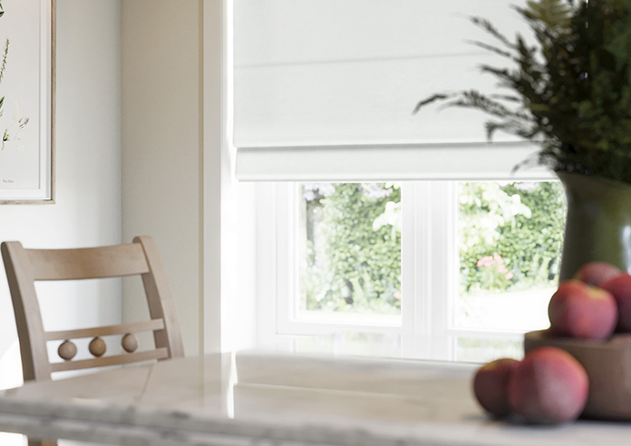 Odessa Velvet, Frost - Roman Blind - Image 5
